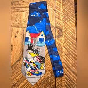 Vintage Looney Tunes Daffy Duck Skateboard Tie Balance Hot Cakes